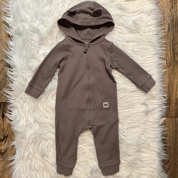 Carter's Other - Carter’s Baby Boy Brown Bear Jumpsuit Size 9 Months
